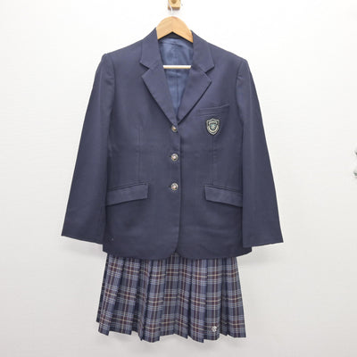 【中古】兵庫県 篠山産業高等学校 女子制服 2点 (ブレザー・スカート) sf110282