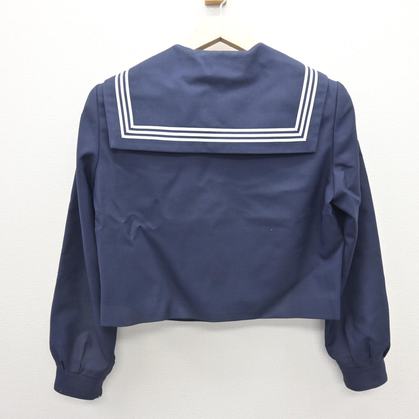 【中古】大分県 大在中学校 女子制服 3点 (セーラー服・スカート) sf110284