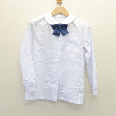 【中古】岡山県 福田中学校 女子制服 4点 (ブレザー・シャツ・ジャンパースカート) sf110292