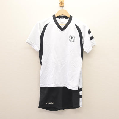【中古】岡山県 福田中学校 女子制服 2点 (体操服 上・体操服 下) sf110294