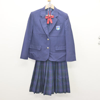 【中古】沖縄県 球陽高等学校 女子制服 3点 (ブレザー・スカート) sf110300