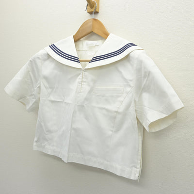 【中古】福岡県 博多女子高等学校 女子制服 2点 (セーラー服・ジャンパースカート) sf110304