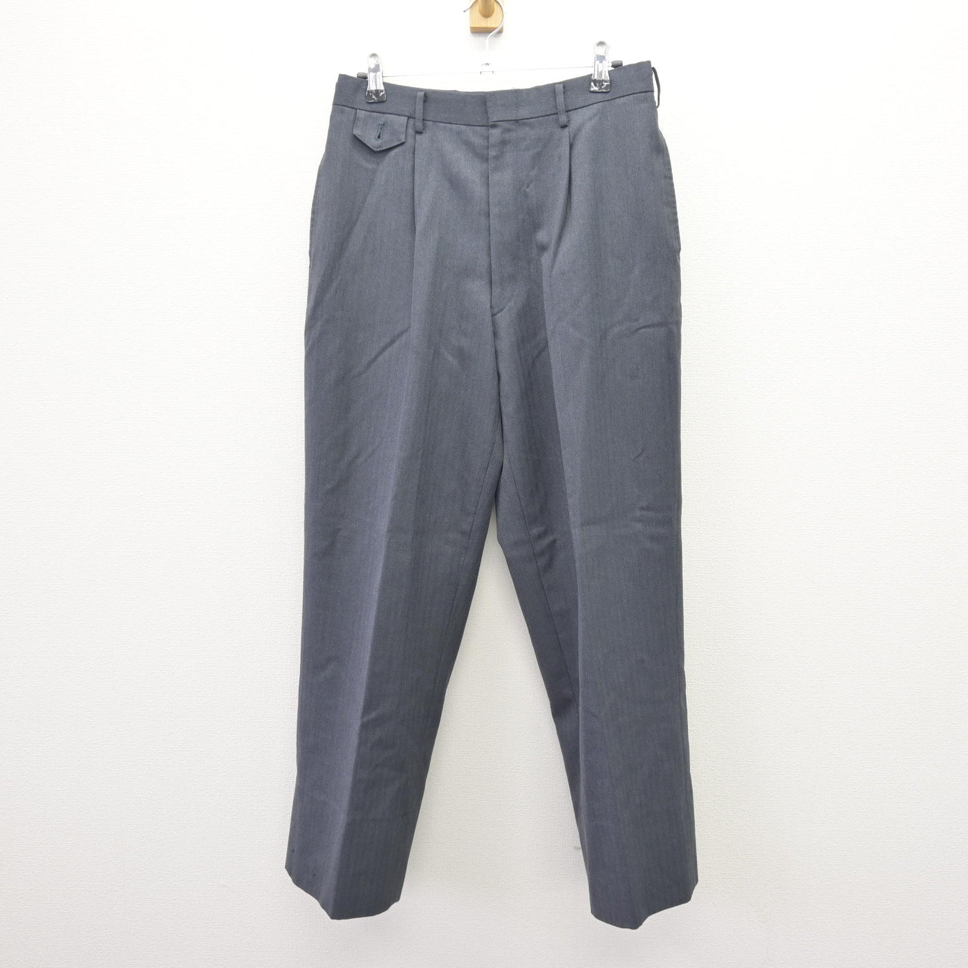 【中古】福岡県 筑陽学園中学・高等学校 男子制服 5点 (ブレザー・ニット・ズボン) sf110309