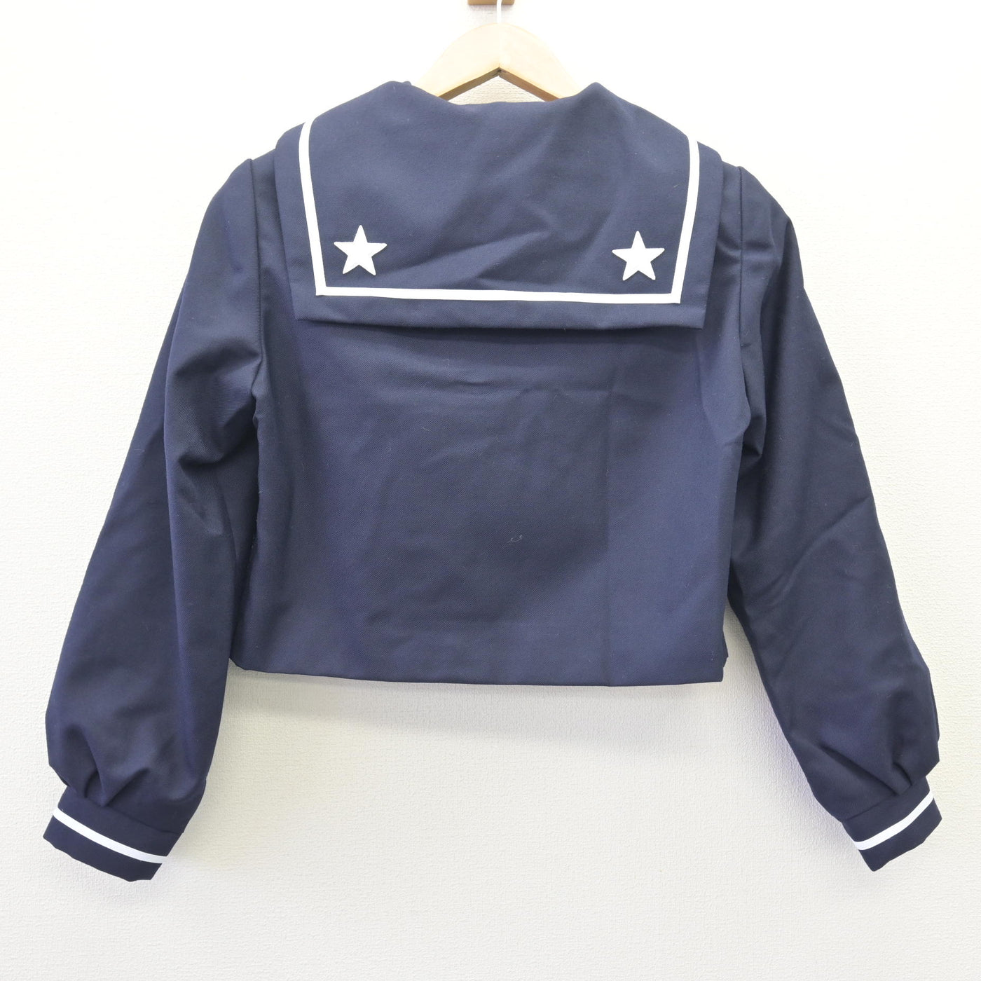 【中古】北海道 北星学園女子中学校 女子制服 3点 (セーラー服・スカート) sf110324