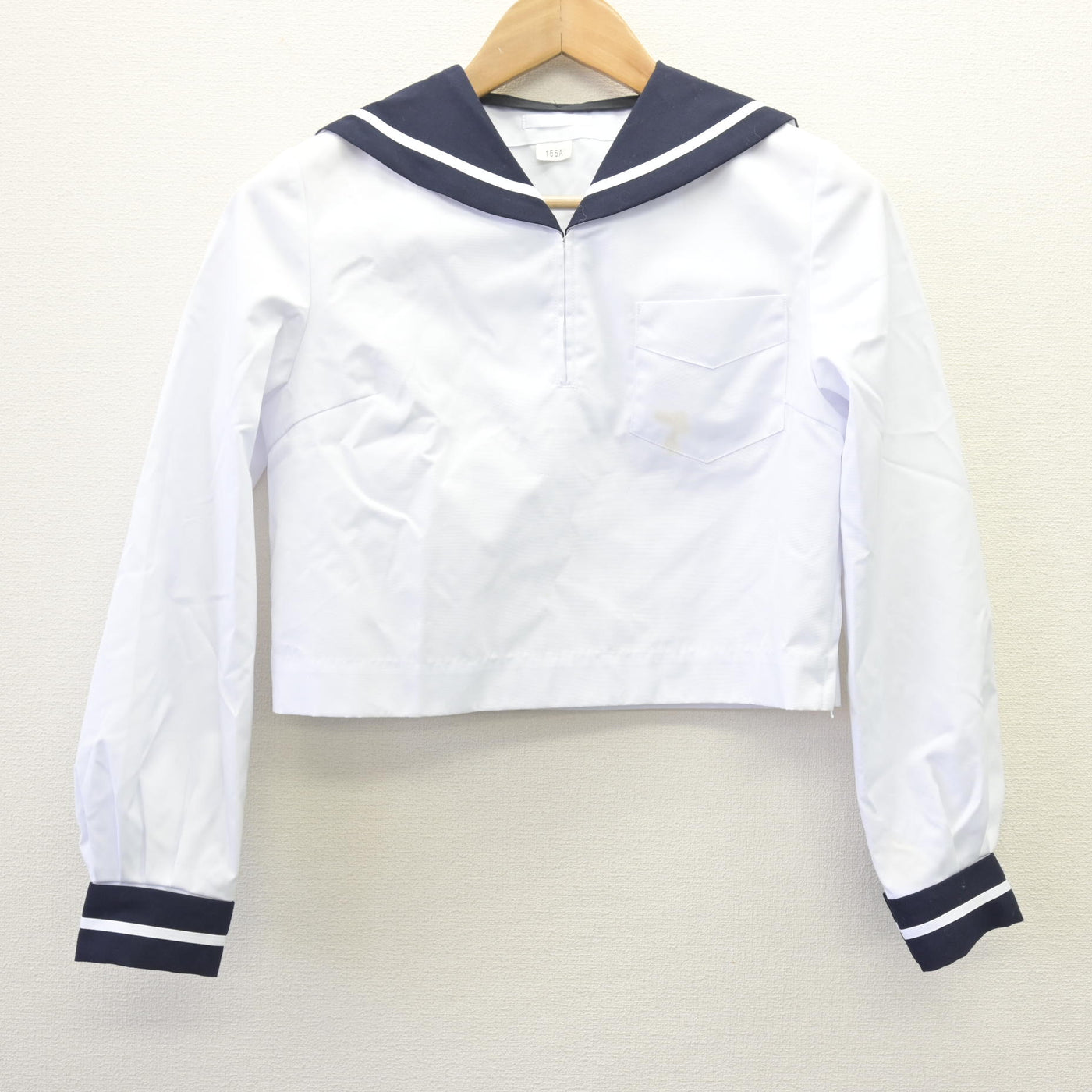 【中古】北海道 北星学園女子中学校 女子制服 1点 (セーラー服) sf110325
