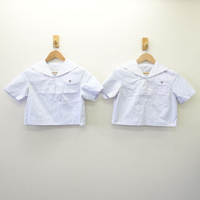 【中古】福岡県 筑紫女学園高等学校 女子制服 3点 (セーラー服・スカート) sf110333