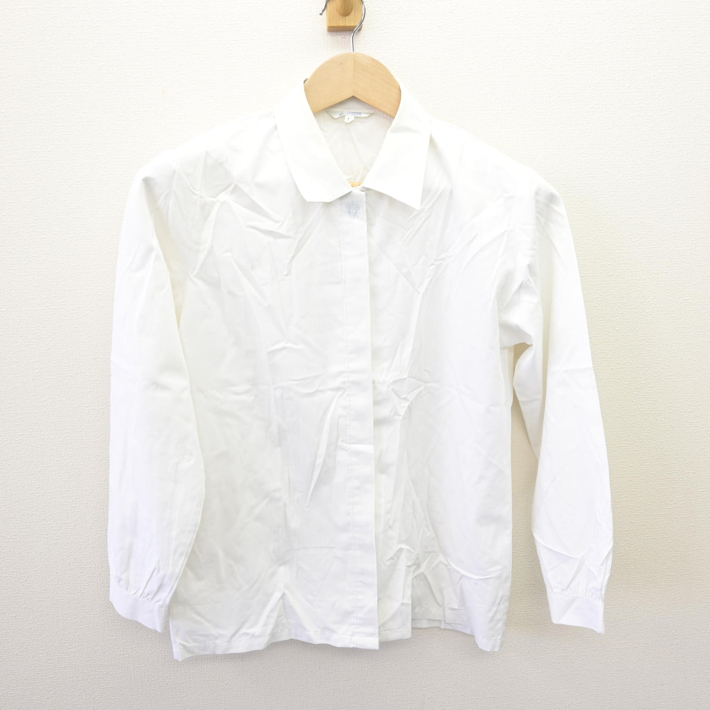 【中古】京都府 京都聖母学院中学校・高等学校 女子制服 3点 (ニット・シャツ) sf110359