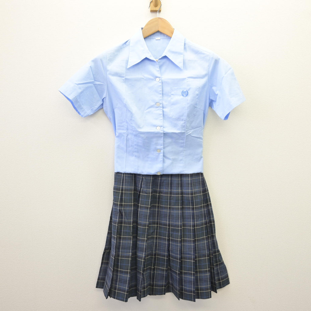 東京都昭和女子大学附属 昭和高校 指定 半袖ブラウス 白 L 刺繍