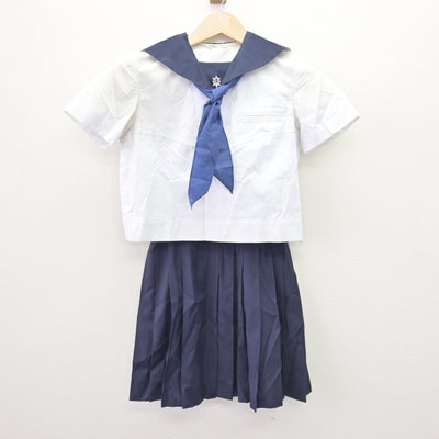 【中古】東京都 杉並高等学校 女子制服 3点 (セーラー服・スカート) sf110423
