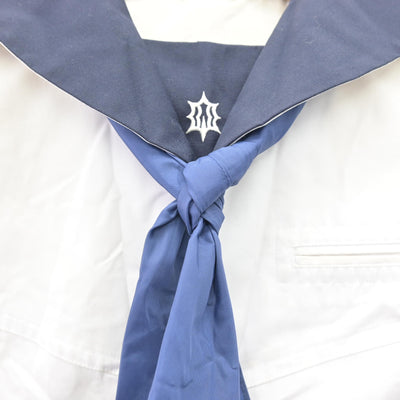 【中古】東京都 杉並高等学校 女子制服 3点 (セーラー服・スカート) sf110423