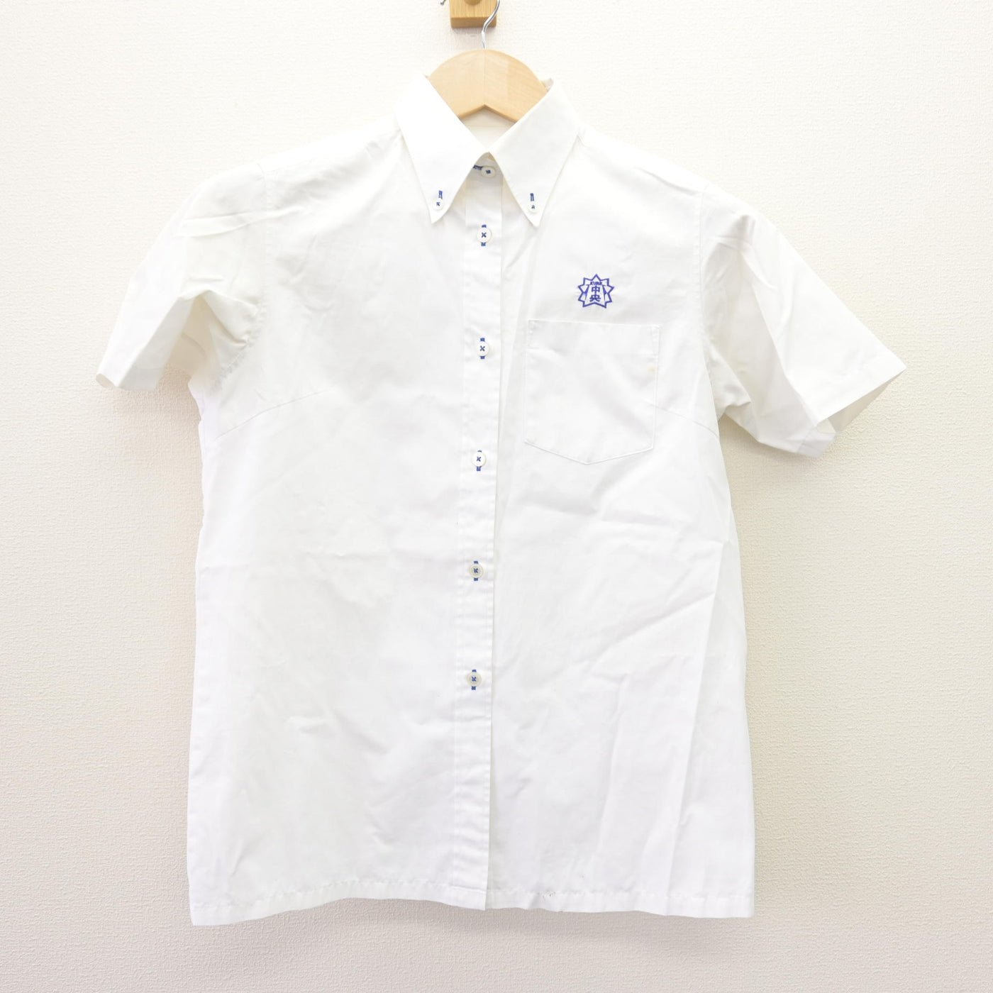 【中古】広島県 呉中央中学校 女子制服 2点 (シャツ・スカート) sf110429