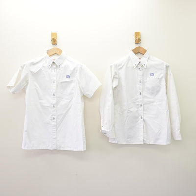 【中古】広島県 呉中央中学校 女子制服 2点 (シャツ・シャツ) sf110431