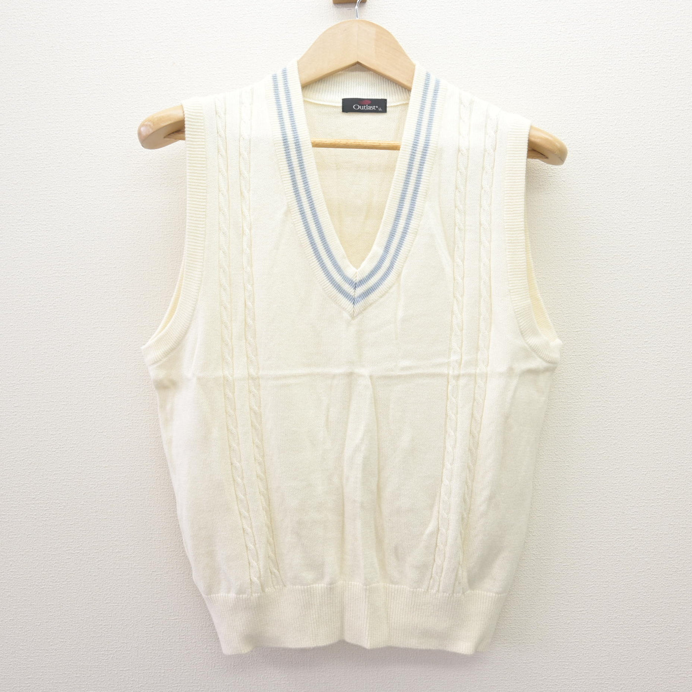【中古】北海道 札幌東商業高等学校 女子制服 2点 (ニットベスト・スカート) sf110434