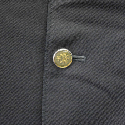 【中古】愛媛県 松山西中等教育学校 男子制服 2点 (ブレザー・ニットベスト) sf110452