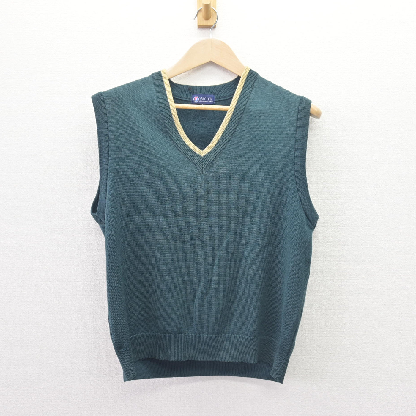 【中古】愛媛県 松山西中等教育学校 男子制服 2点 (ブレザー・ニットベスト) sf110452