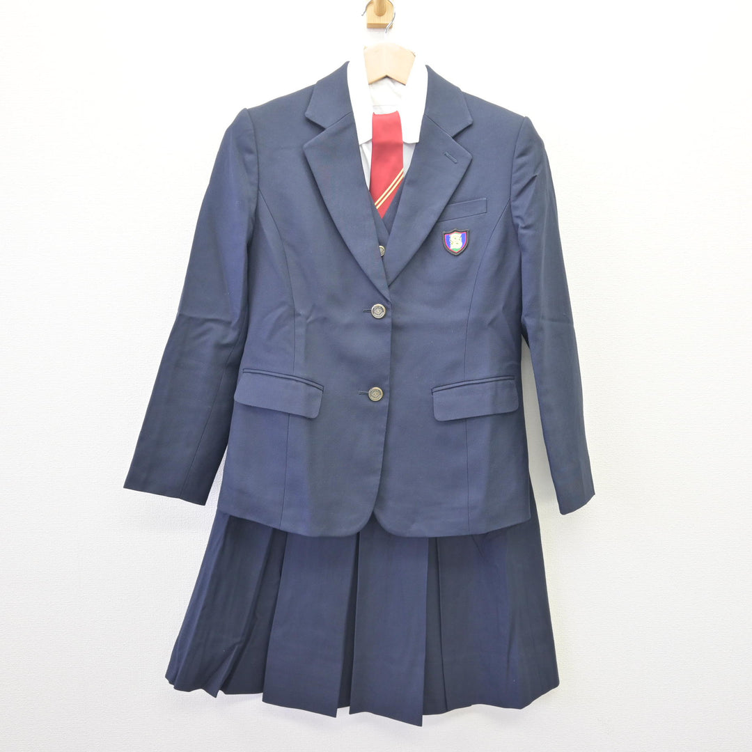 中古】岡山県 おかやま山陽高等学校/旧制服 女子制服 5点 (ブレザー