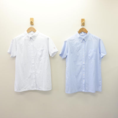 【中古】兵庫県 育英高等学校 女子制服 3点 (シャツ・スカート) sf110503