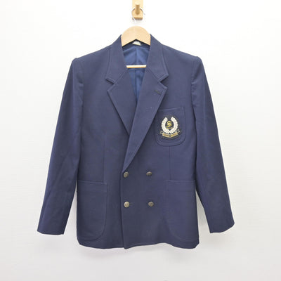 【中古】兵庫県 神港学園高等学校/旧制服 男子制服 2点 (ブレザー・ズボン) sf110505