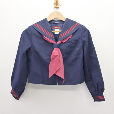 【中古】埼玉県 美原中学校 女子制服 3点 (セーラー服・スカート) sf110526