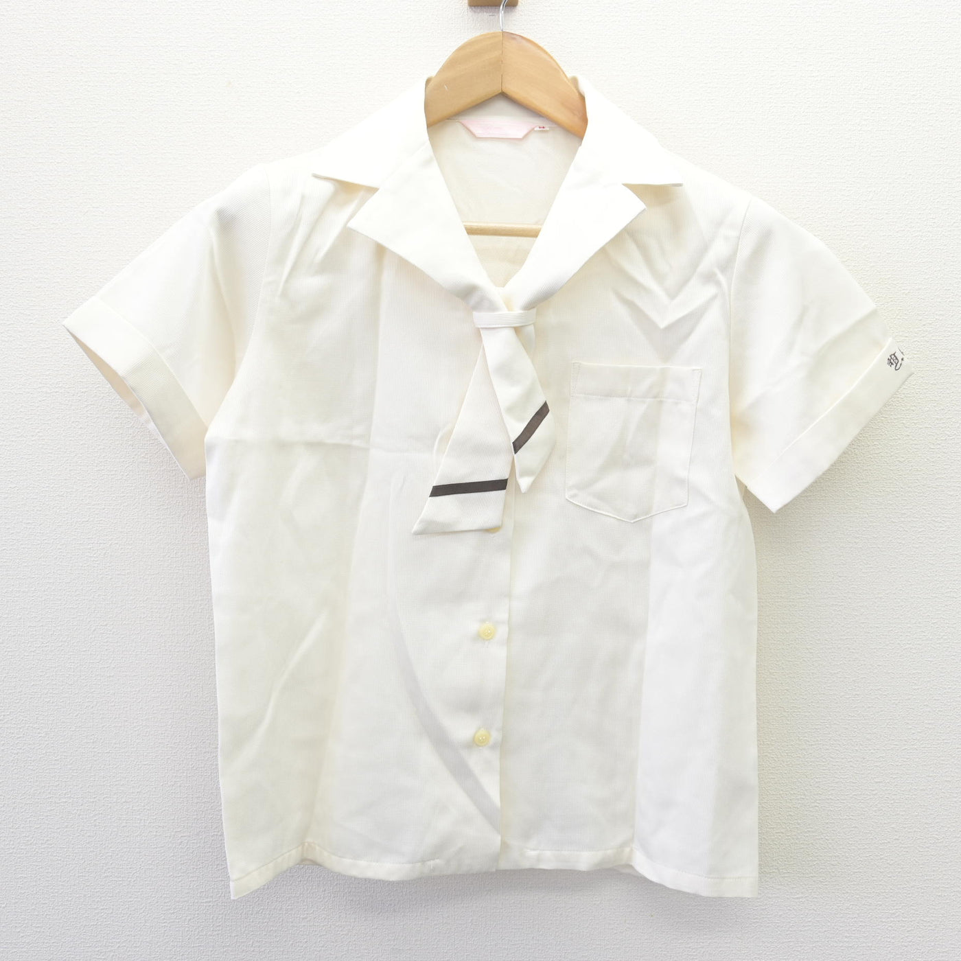 【中古】三重県 四日市商業高等学校/旧制服 女子制服 3点 (ブラウス・スカート) sf110539
