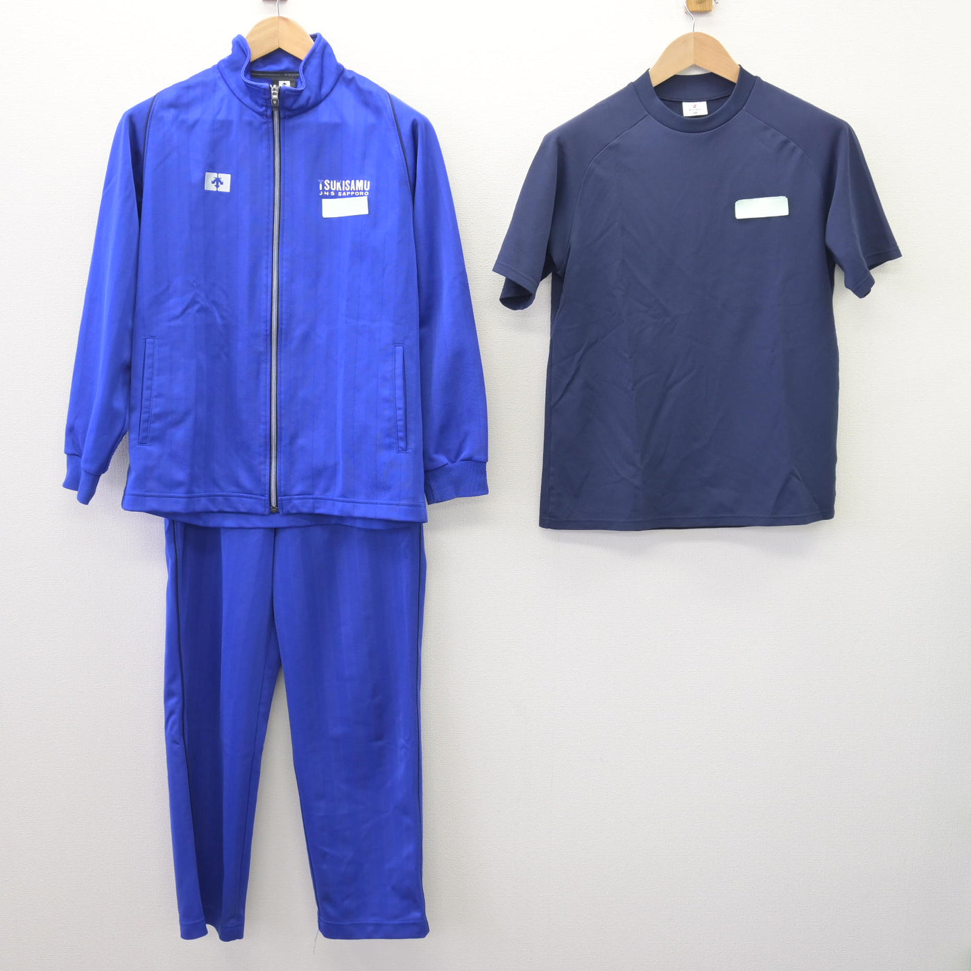 【中古】北海道 月寒中学校 女子制服 3点 (ジャージ 上・体操服 上・ジャージ 下) sf110545