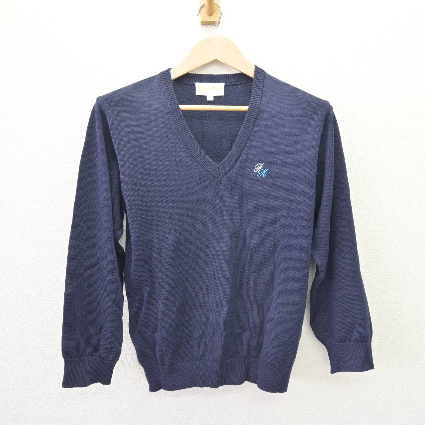【中古】神奈川県 横浜国立大学教育学部 附属鎌倉中学校 女子制服 2点 (ニット・スカート) sf110568