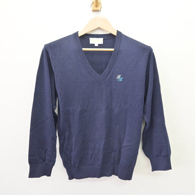 【中古】神奈川県 横浜国立大学教育学部 附属鎌倉中学校 女子制服 2点 (ニット・スカート) sf110568