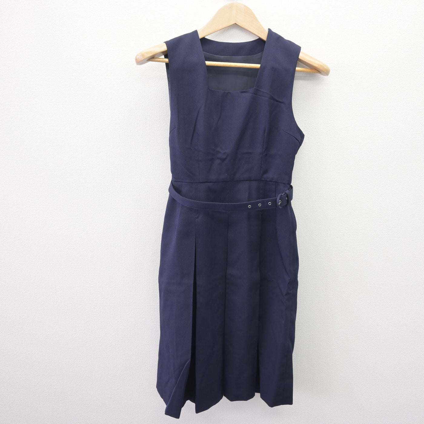 【中古】神奈川県 横浜国立大学教育学部 附属鎌倉中学校 女子制服 3点 (ブレザー・シャツ・ジャンパースカート) sf110573