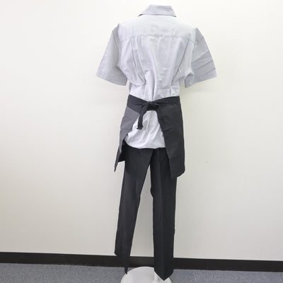 【中古】 マクドナルド 女子制服 5点 (シャツ・エプロン / サロン・ズボン) sf110576