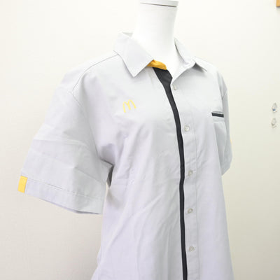 【中古】 マクドナルド 女子制服 5点 (シャツ・エプロン / サロン・ズボン) sf110576