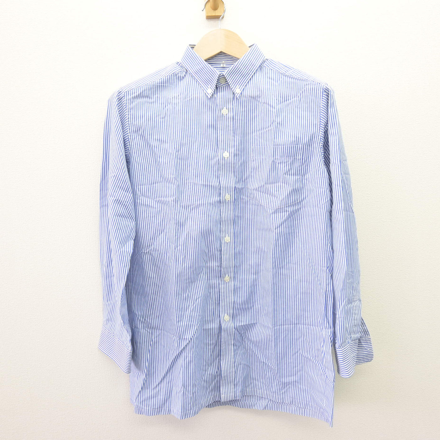 【中古】青森県 青森商業高等学校 男子制服 2点 (ニット・シャツ) sf110580