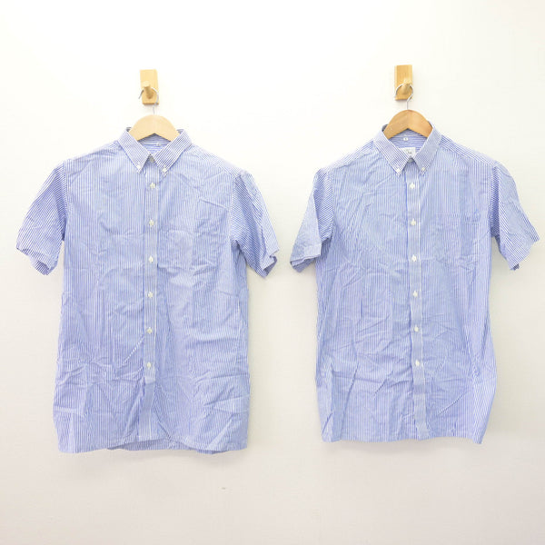 中古】青森県 青森商業高等学校 男子制服 2点 (シャツ) sf110581