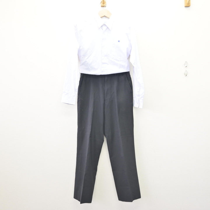 中古】福岡県 筑紫高等学校/旧制服 男子制服 2点 (シャツ・ズボン
