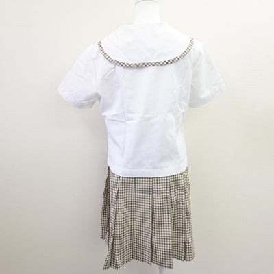 【中古】佐賀県 佐賀龍谷学園 龍谷高等学校 女子制服 2点 (シャツ・スカート) sf110655
