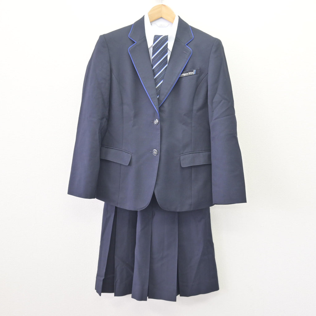 中古】北海道 旭川永嶺高等学校 女子制服 4点 (ブレザー・シャツ 