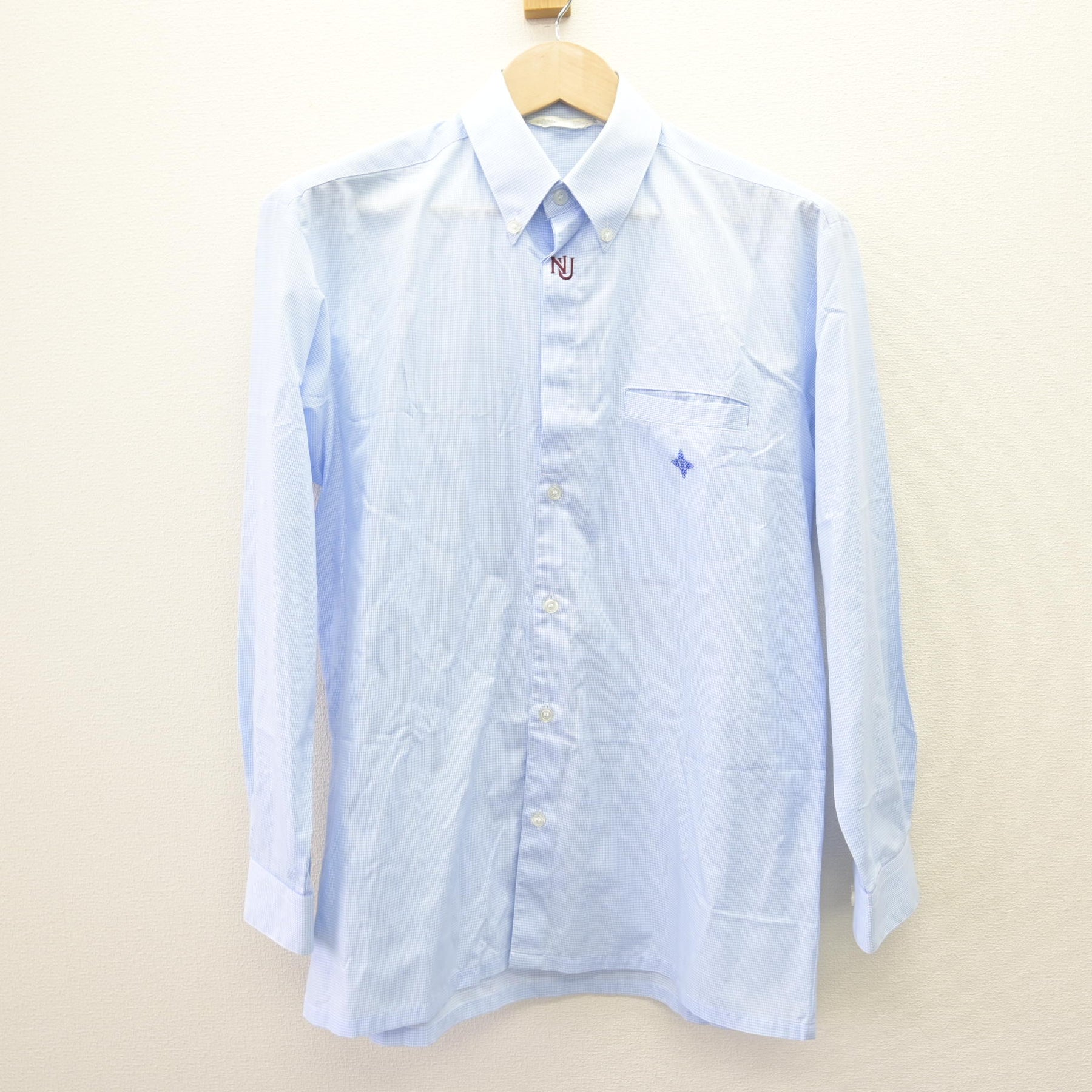 中古】岐阜県 大垣日本大学高等学校 男子制服 3点 (ブレザー・シャツ