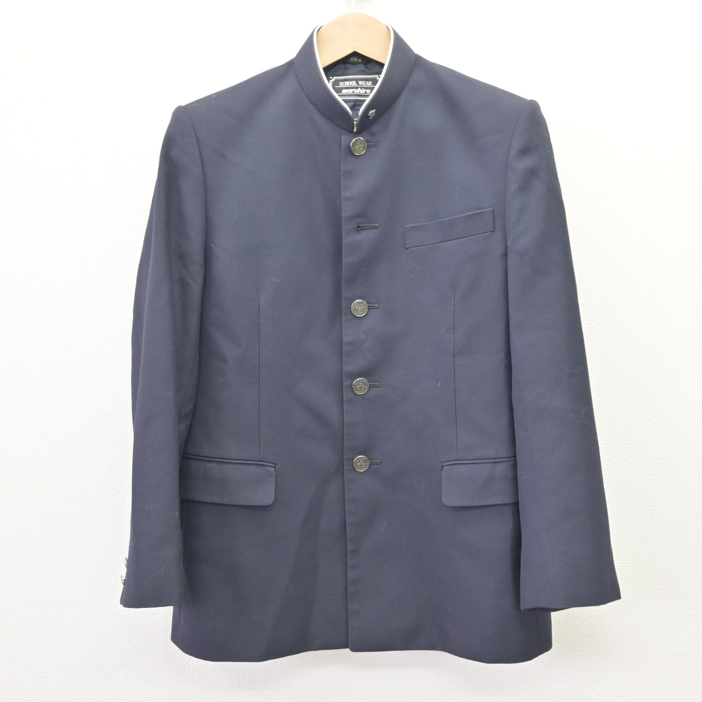 中古】埼玉県 鴻巣高等学校 男子制服 3点 (学ラン・ズボン) sf110913 