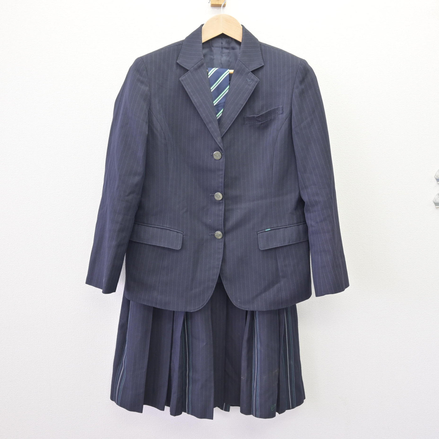 中古】群馬県 太田高等学校 女子制服 4点 (ブレザー・スカート