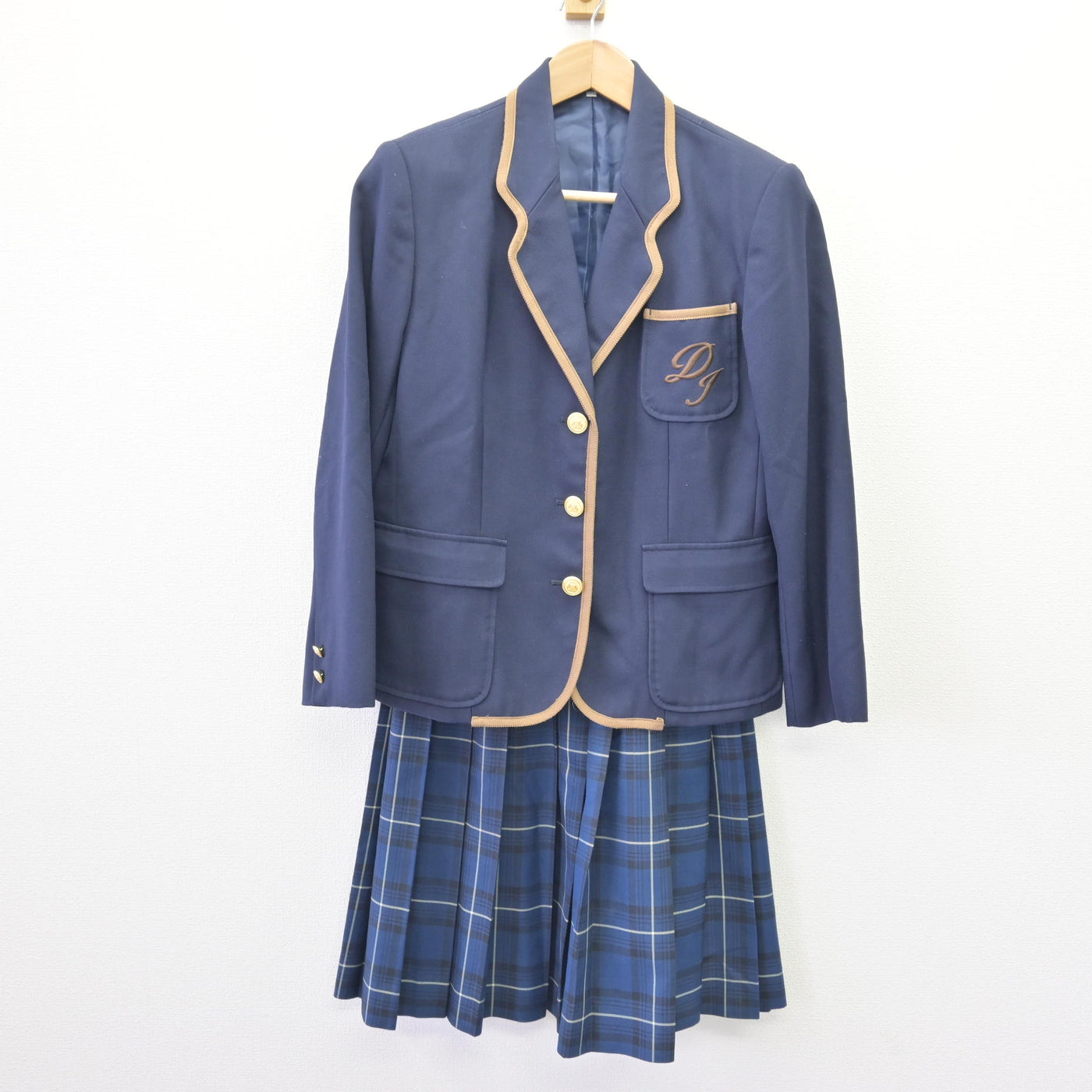 中古】宮崎県 宮崎第一中学校 女子制服 2点 (ブレザー・スカート 