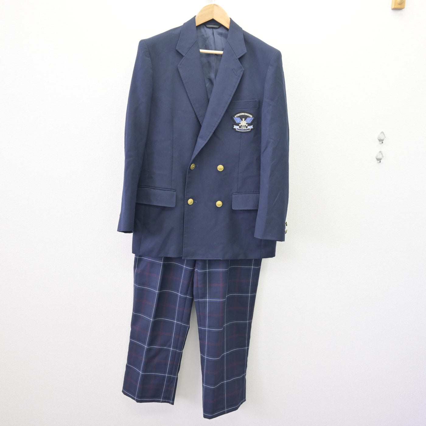 中古】宮崎県 宮崎第一高等学校 男子制服 2点 (ブレザー・ズボン 