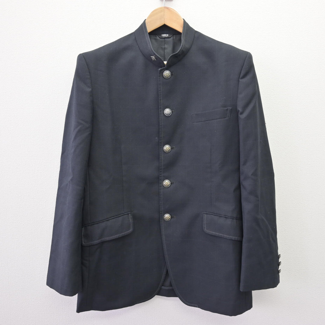 中古】福島県 学校法人 石川高等学校 男子制服 4点 (学ラン・シャツ