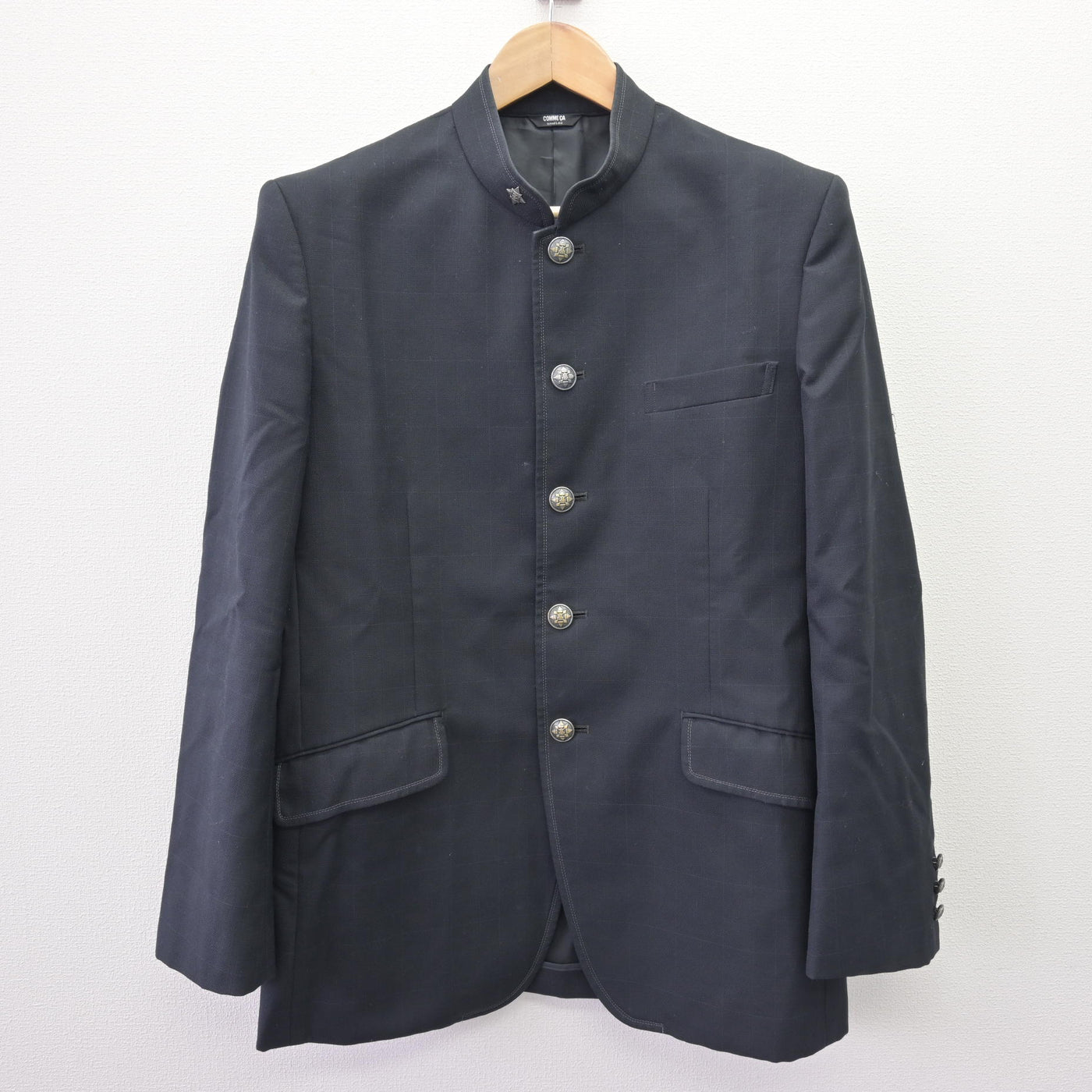 中古】福島県 学校法人 石川高等学校 男子制服 4点 (学ラン・シャツ