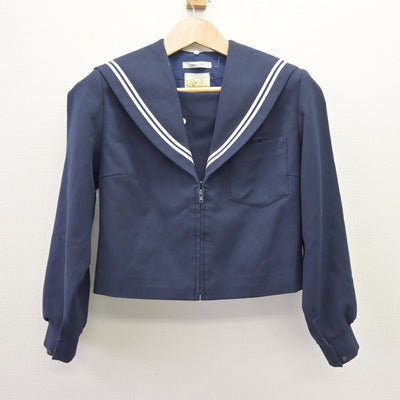 【中古】愛知県 大口中学校 女子制服 3点 (セーラー服・スカート) sf111558