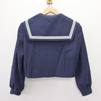 【中古】福岡県 新宮中学校 女子制服 3点 (セーラー服・ジャンパースカート) sf111565