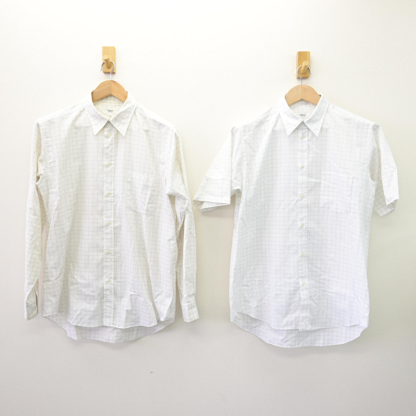 【中古】福島県 学校法人石川高等学校 男子制服 2点 (シャツ) sf111582