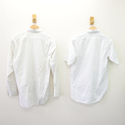 【中古】福島県 学校法人石川高等学校 男子制服 2点 (シャツ) sf111582