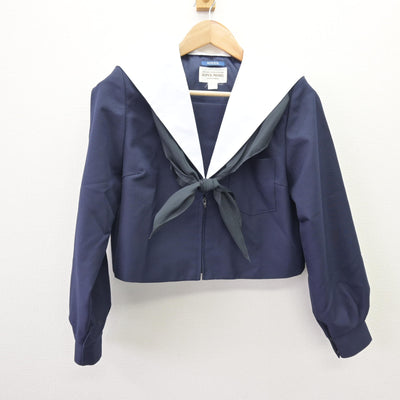【中古】愛知県 保見中学校 女子制服 3点 (セーラー服・スカート) sf111584