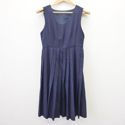 【中古】 学校名不明 女子制服 2点 (シャツ・ジャンパースカート) sf111588