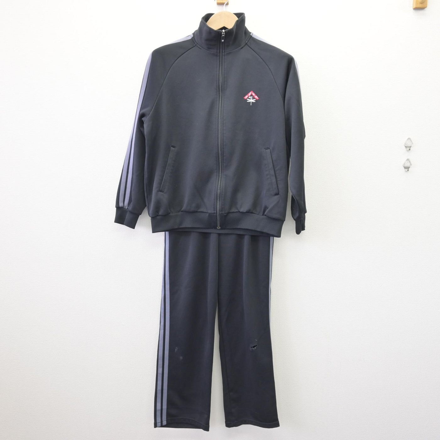 中古】広島県 AICJ高等学校 男子制服 2点 (ジャージ 上