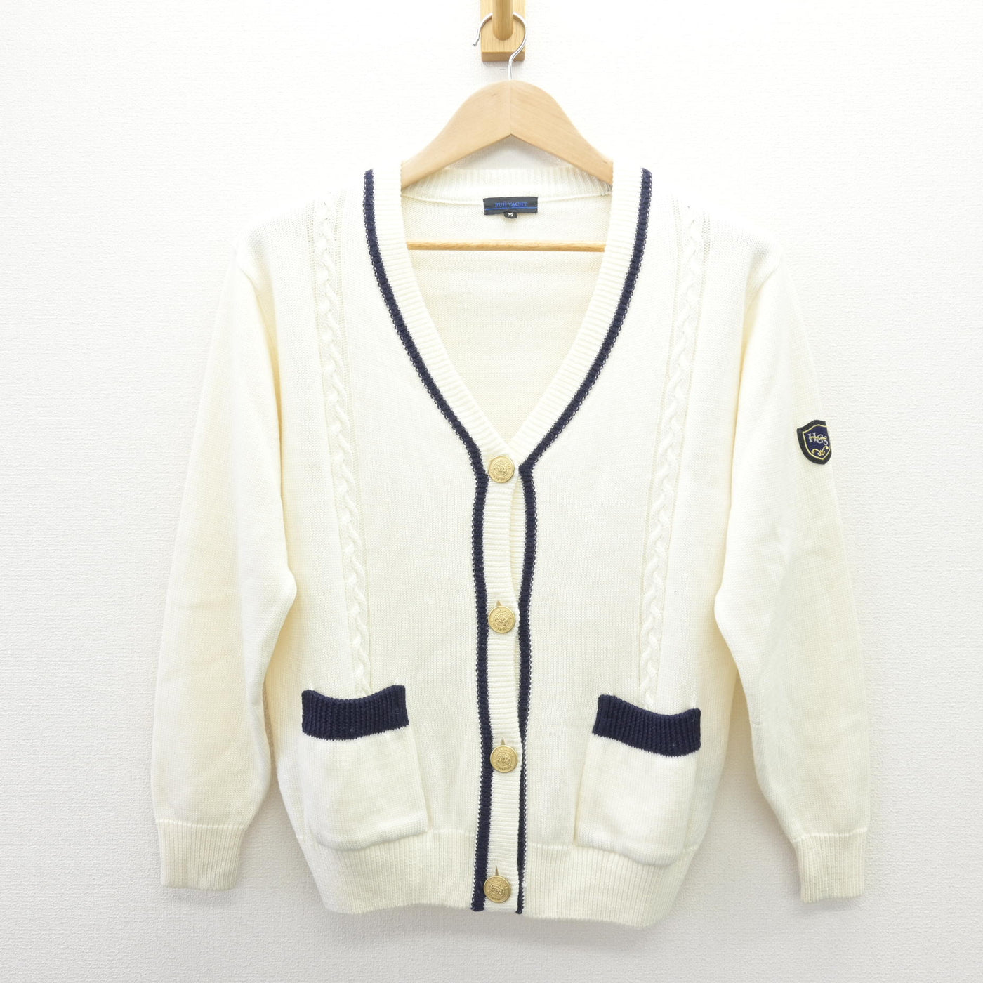 【中古】福岡県 博多女子高等学校 女子制服 4点 (セーラー服・ニット・ジャンパースカート) sf111620